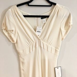💥Final Sale💥NWT J. Crew white silk formal dress